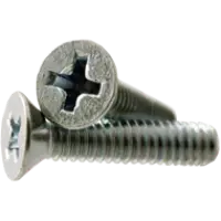 Phil Flat Machine Screw Zinc